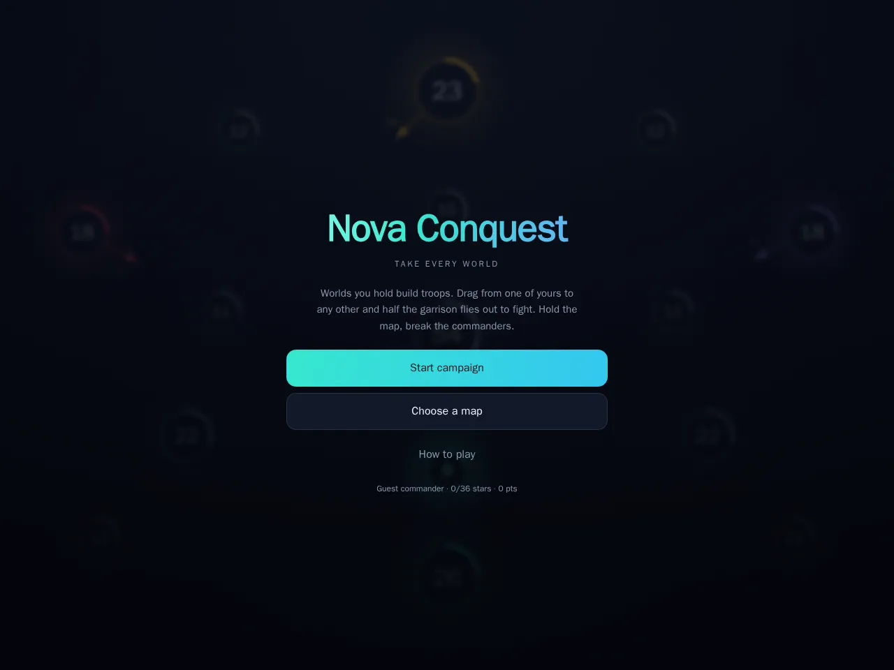 Screenshot of Nova Conquest